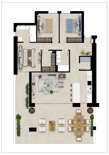 Luxuriöse 2-Zimmer-Wohnung mit privater Terrasse im San Roque Golf Resort, Cádiz