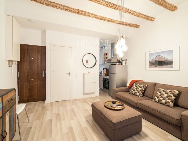 Charmantes möbliertes 1-Schlafzimmer-Studio in El Raval, Barcelona