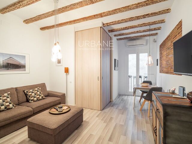 Charmantes möbliertes 1-Schlafzimmer-Studio in El Raval, Barcelona