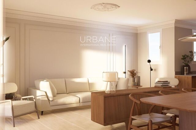 Modernes Wohnen trifft historische Eleganz – Neubauwohnung auf der Carrer Balmes