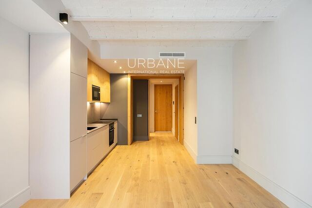 Encantador y moderno apartamento de 48 m² con terraza privada en la azotea en Gracia