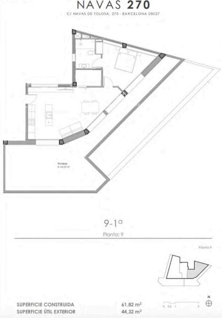 Apartamento excepcional con terraza panorámica y vistas a la Sagrada Familia