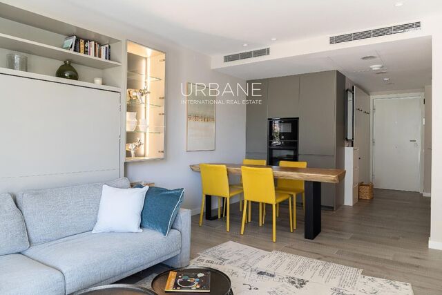 Piso de 1 dormitorio con terraza y excelentes servicios comunitarios en Barcelona