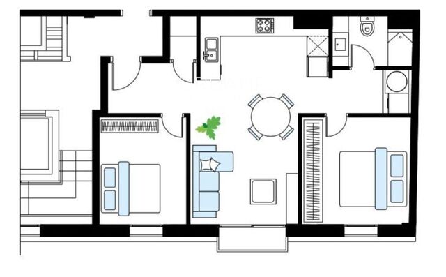 Àtic amb estil a Poble Sec amb impressionant terrassa privada en lloguer + parquing + traster