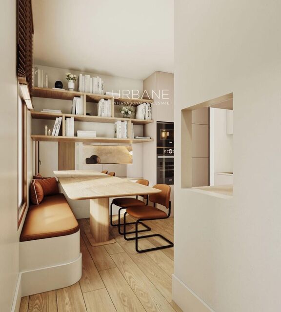 Apartamento moderno con terraza en el centro de la ciudad