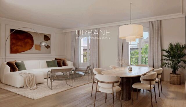 Elegante piso de los años 30 en el Quadrat d'Or de Barcelona – Rehabilitado con confort moderno