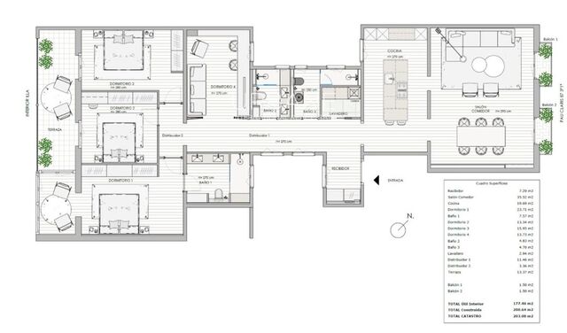Elegante piso de los años 30 en el Quadrat d'Or de Barcelona – Rehabilitado con confort moderno