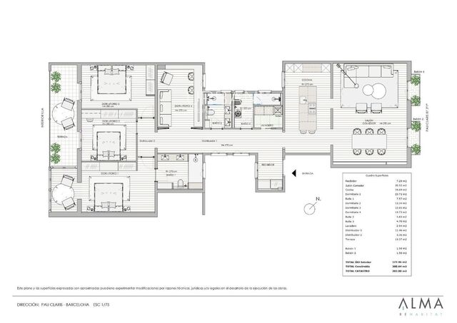 Elegante piso de los años 30 en el Quadrat d'Or de Barcelona – Rehabilitado con confort moderno