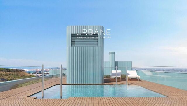 Appartement Neuf Lumineux à Montjuïc (2026) : 2 Chambres, 2 Salles de Bains, Terrasse & Piscine sur le Toit