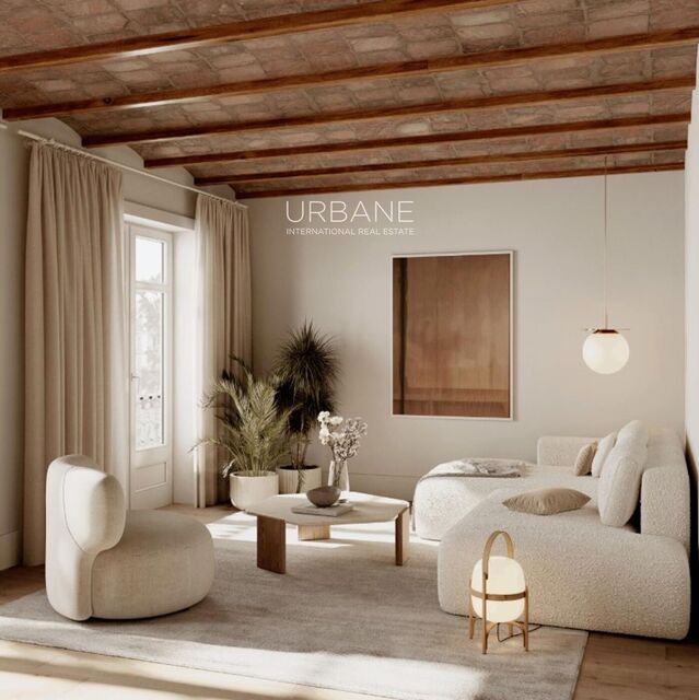 Elegante piso de 2 dormitorios con terraza y balcones en l'Antiga Esquerra de l'Eixample